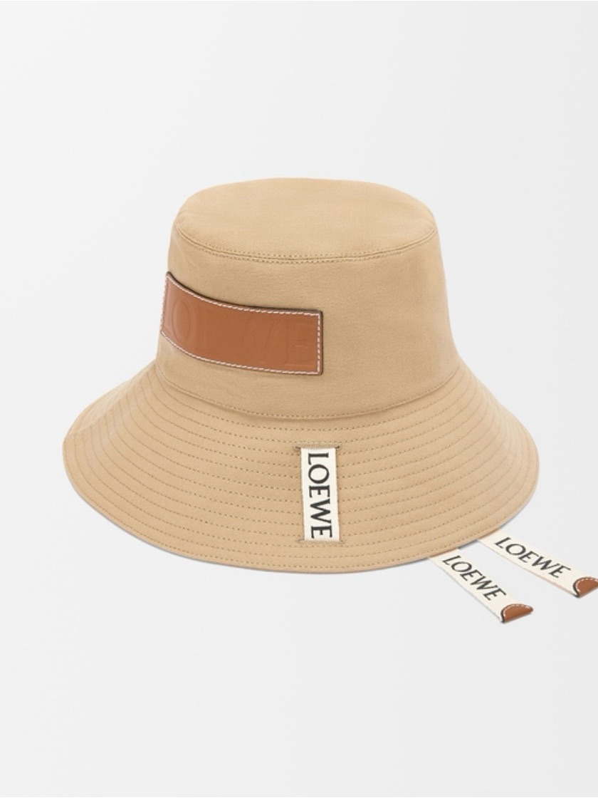 Loewe Women’s Fisherman Canvas Bucket Hat Size 57